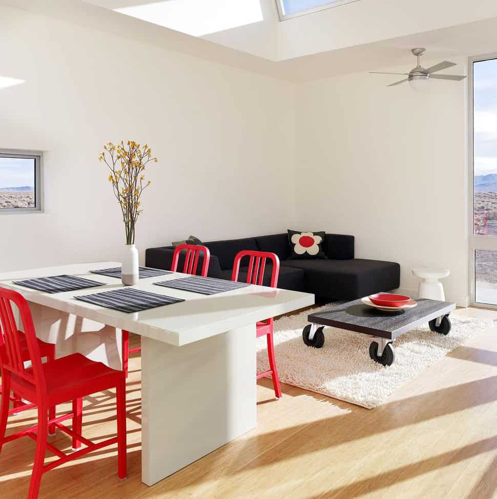 red chairs create drama 11 trendy ideas 7 dining chairs